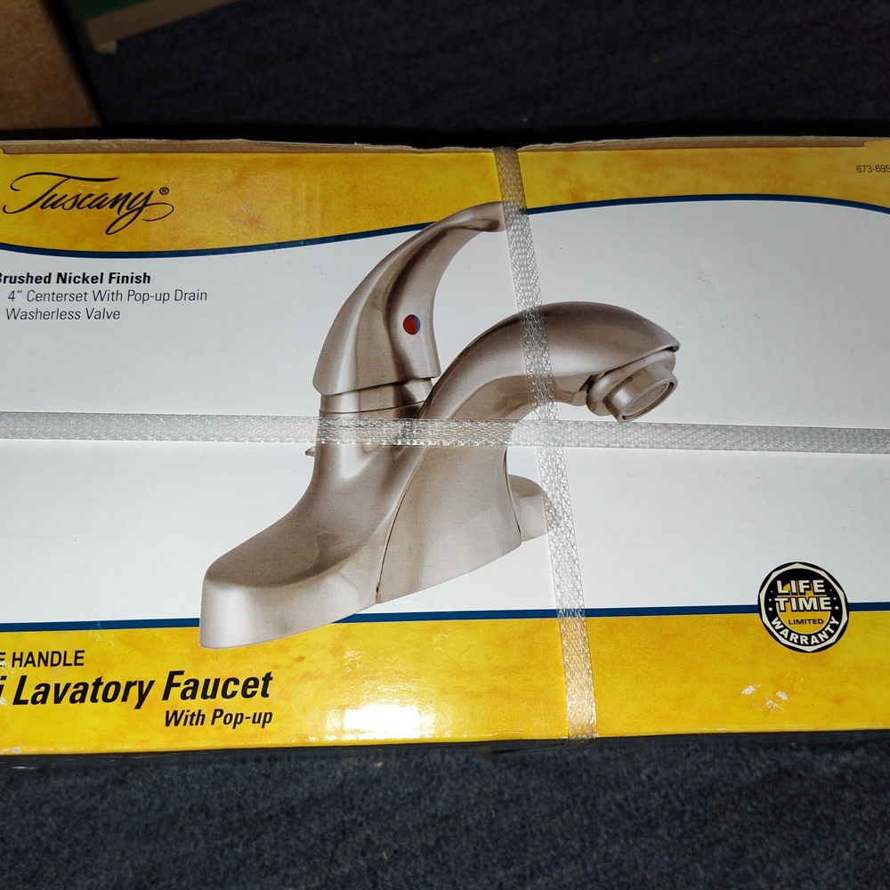 Tuscany Brushed Nickel Lavatory Faucet
